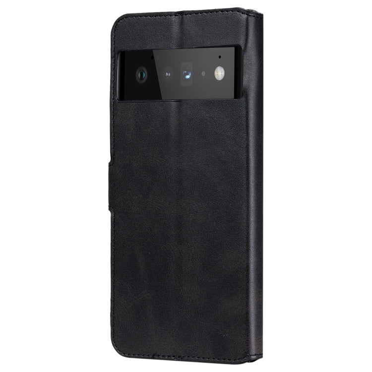 Classic Calf Texture PU + TPU Horizontal Flip Leather Case with Holder & Card Slots & Wallet For Google Pixel 6 Pro