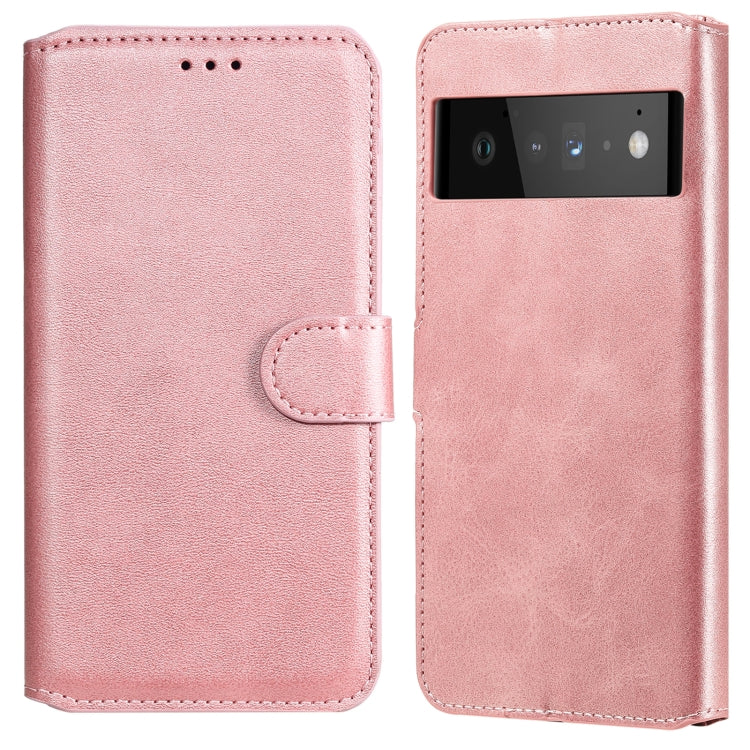 Classic Calf Texture PU + TPU Horizontal Flip Leather Case with Holder & Card Slots & Wallet For Google Pixel 6 Pro