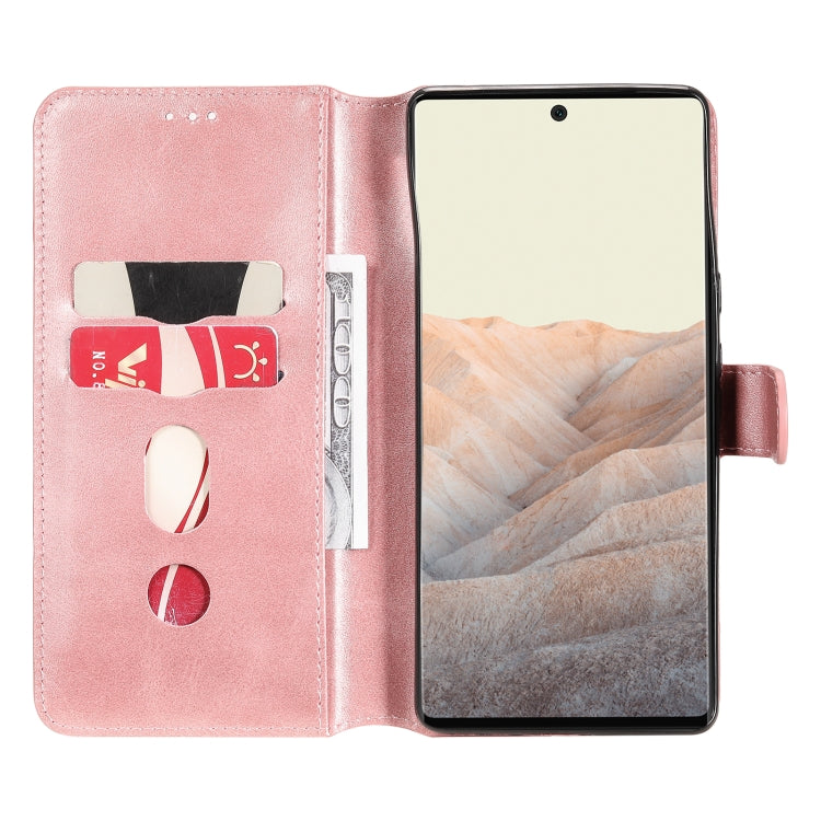 Classic Calf Texture PU + TPU Horizontal Flip Leather Case with Holder & Card Slots & Wallet For Google Pixel 6 Pro