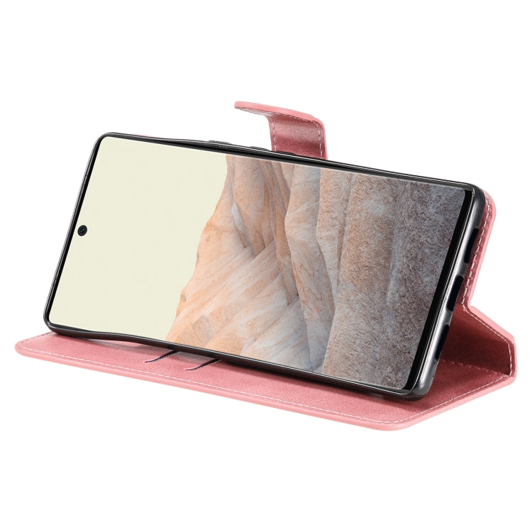 Classic Calf Texture PU + TPU Horizontal Flip Leather Case with Holder & Card Slots & Wallet For Google Pixel 6 Pro