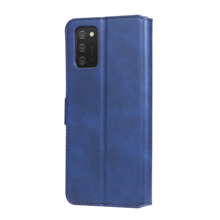 For Samsung Galaxy A03s 166mm Classic Calf Texture PU + TPU Horizontal Flip Leather Case with Holder & Card Slots & Wallet