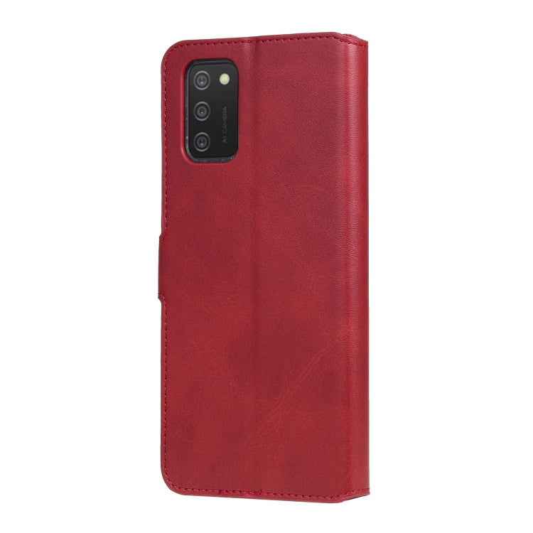 For Samsung Galaxy A03s 166mm Classic Calf Texture PU + TPU Horizontal Flip Leather Case with Holder & Card Slots & Wallet