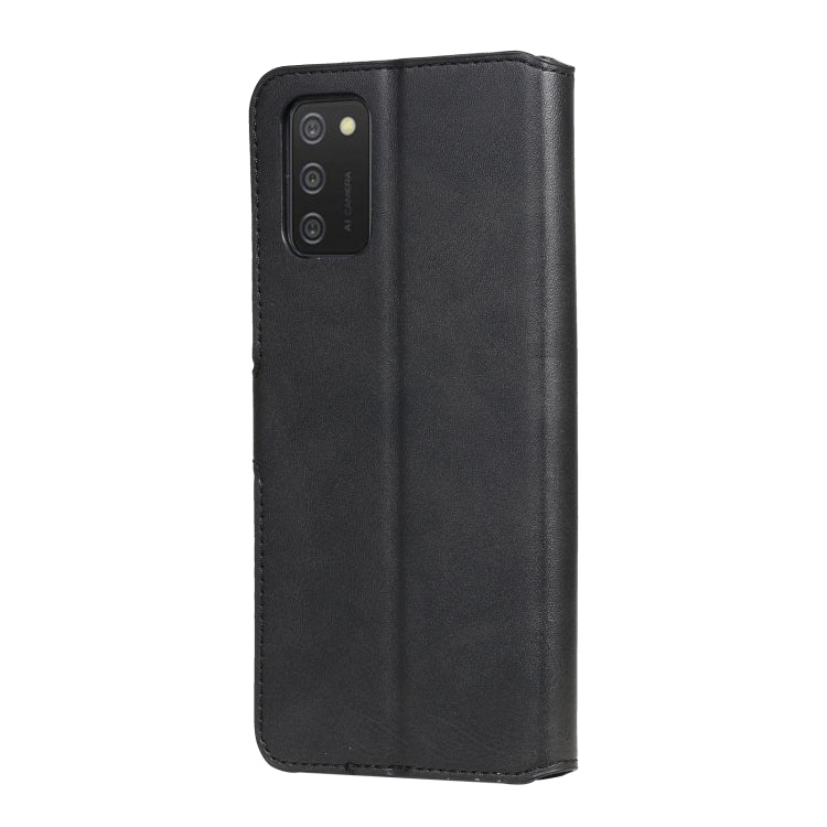 For Samsung Galaxy A03s 166mm Classic Calf Texture PU + TPU Horizontal Flip Leather Case with Holder & Card Slots & Wallet