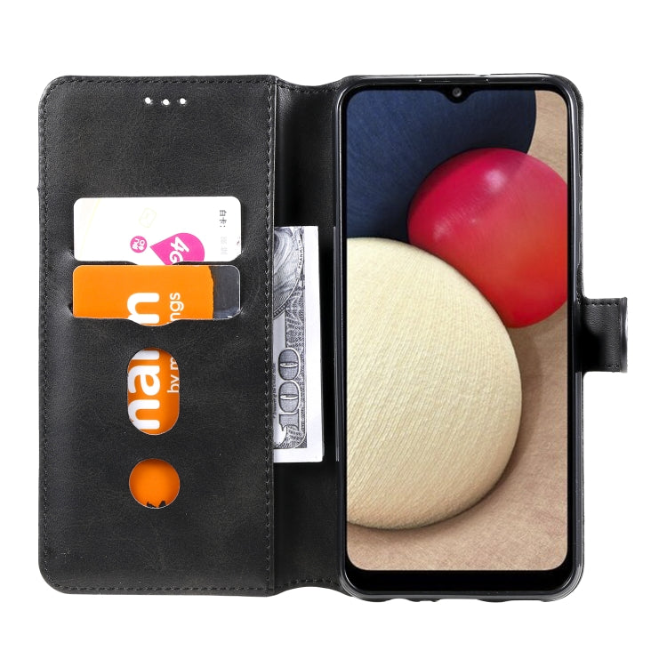 For Samsung Galaxy A03s 166mm Classic Calf Texture PU + TPU Horizontal Flip Leather Case with Holder & Card Slots & Wallet
