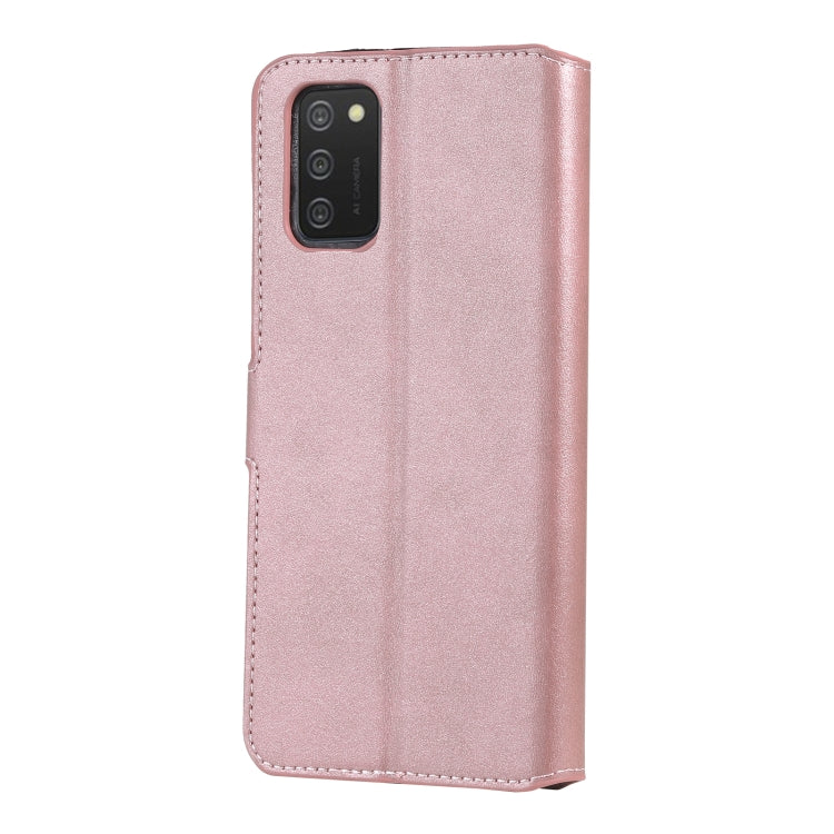 For Samsung Galaxy A03s 166mm Classic Calf Texture PU + TPU Horizontal Flip Leather Case with Holder & Card Slots & Wallet