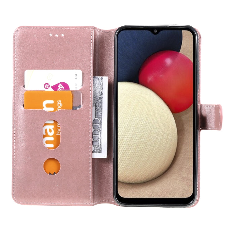 For Samsung Galaxy A03s 166mm Classic Calf Texture PU + TPU Horizontal Flip Leather Case with Holder & Card Slots & Wallet