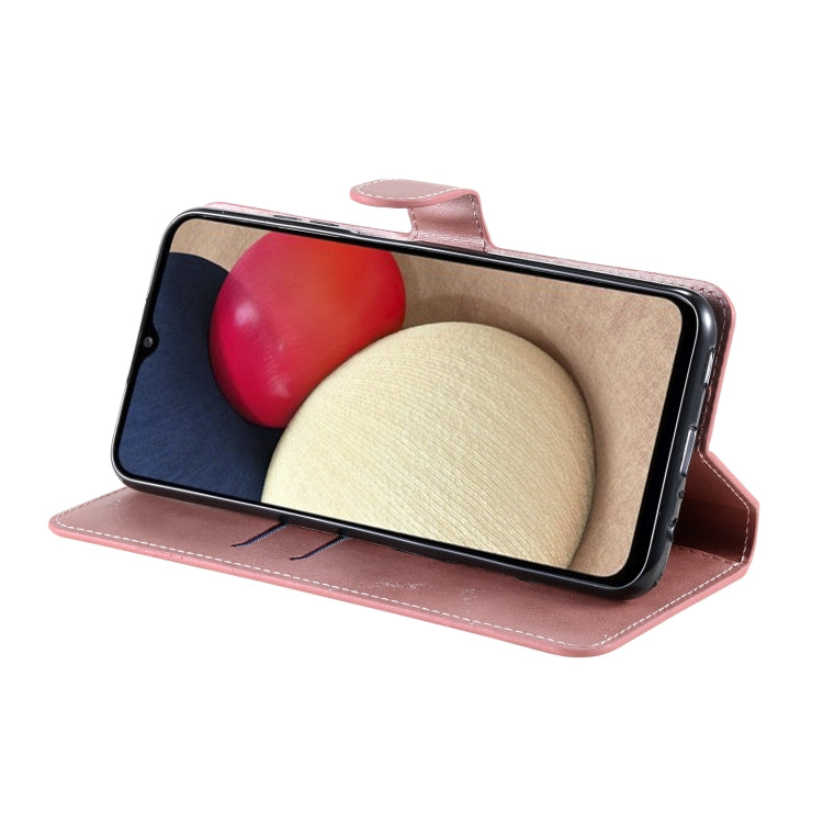 For Samsung Galaxy A03s 166mm Classic Calf Texture PU + TPU Horizontal Flip Leather Case with Holder & Card Slots & Wallet