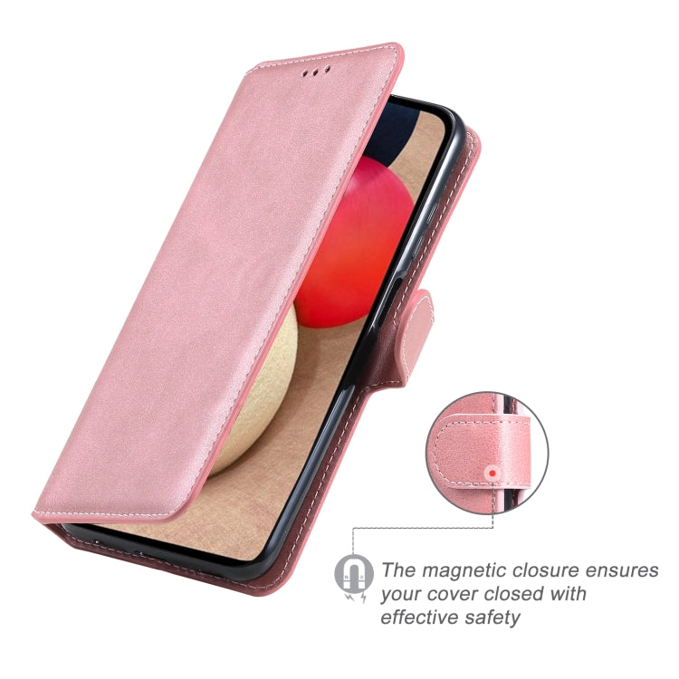 For Samsung Galaxy A03s 166mm Classic Calf Texture PU + TPU Horizontal Flip Leather Case with Holder & Card Slots & Wallet