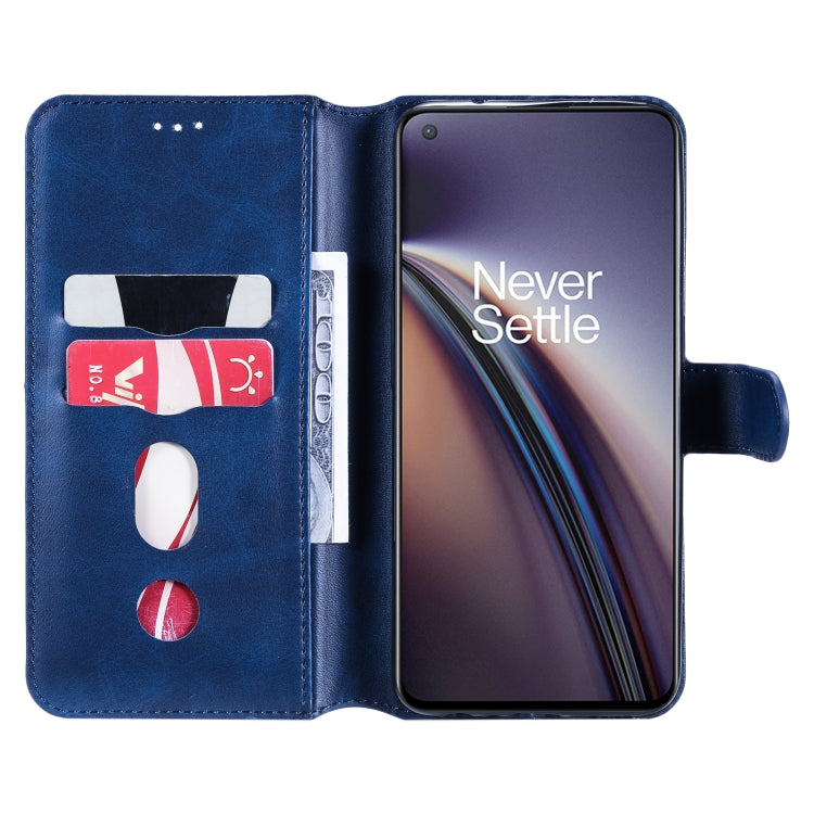 Classic Calf Texture PU + TPU Horizontal Flip Leather Case with Holder & Card Slots & Wallet For OnePlus Nord CE 5G