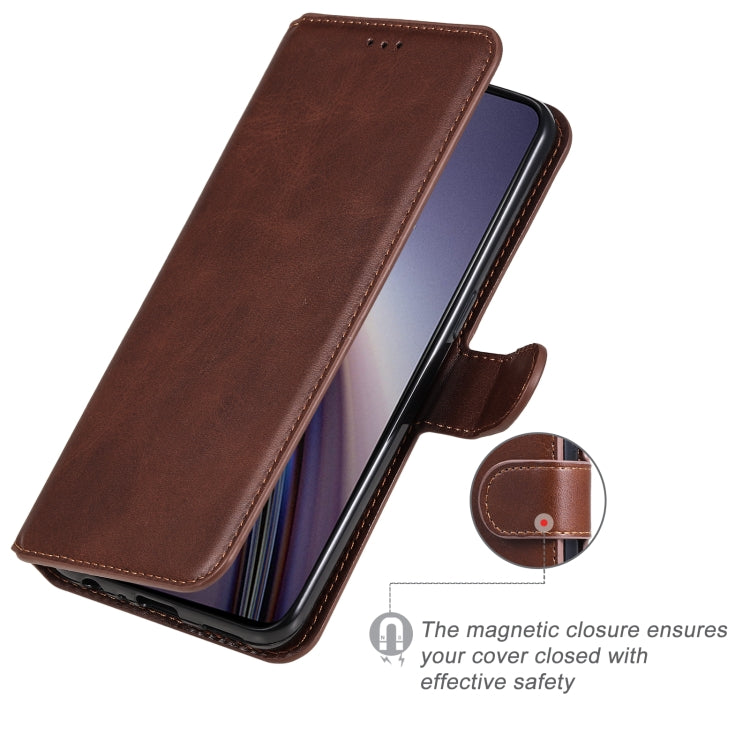 Classic Calf Texture PU + TPU Horizontal Flip Leather Case with Holder & Card Slots & Wallet For OnePlus Nord CE 5G