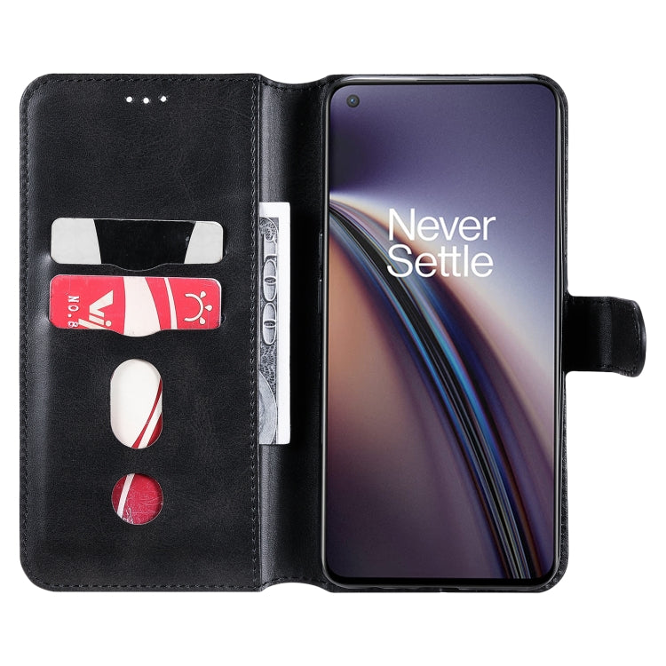 Classic Calf Texture PU + TPU Horizontal Flip Leather Case with Holder & Card Slots & Wallet For OnePlus Nord CE 5G