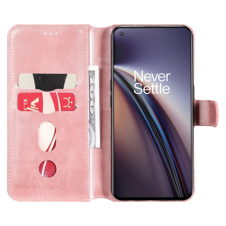 Classic Calf Texture PU + TPU Horizontal Flip Leather Case with Holder & Card Slots & Wallet For OnePlus Nord CE 5G
