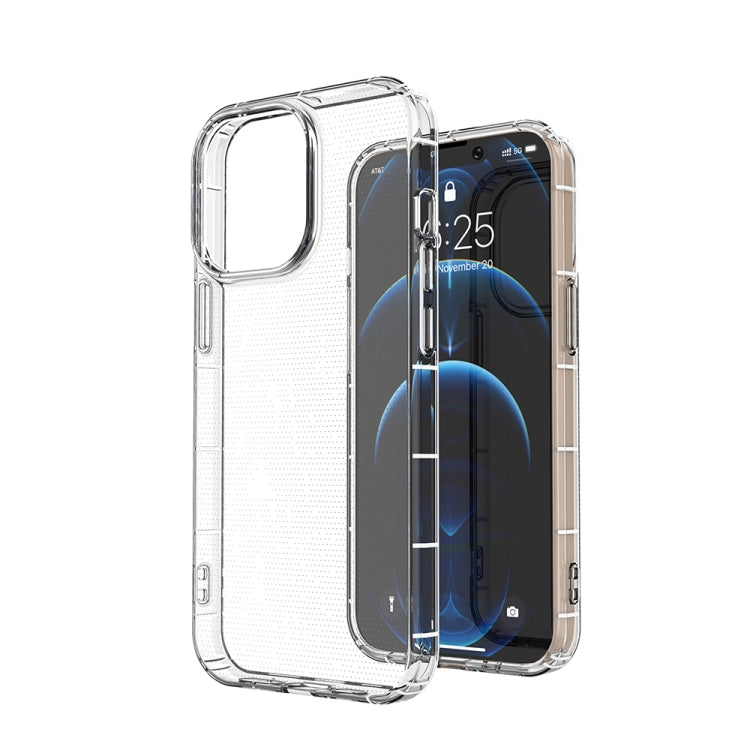 For iPhone 13 Pro Airbag Four-Corner Full Coverage Shockproof TPU Case (Transparent)