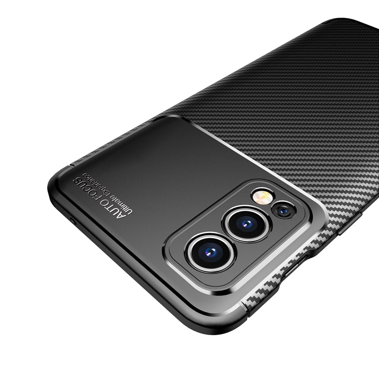 For OnePlus Nord 2 5G Carbon Fiber Texture Shockproof TPU Case