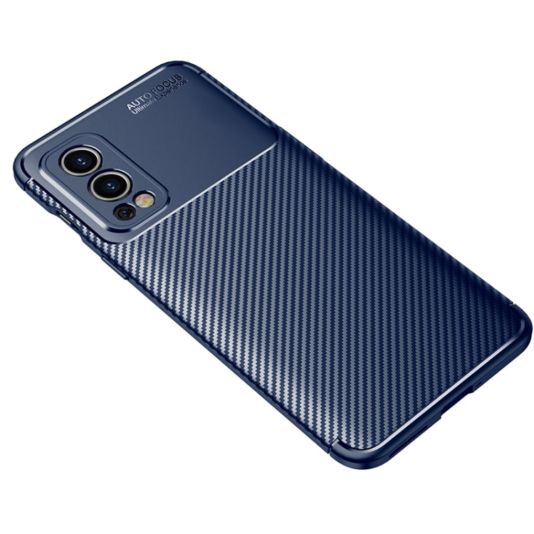 For OnePlus Nord 2 5G Carbon Fiber Texture Shockproof TPU Case