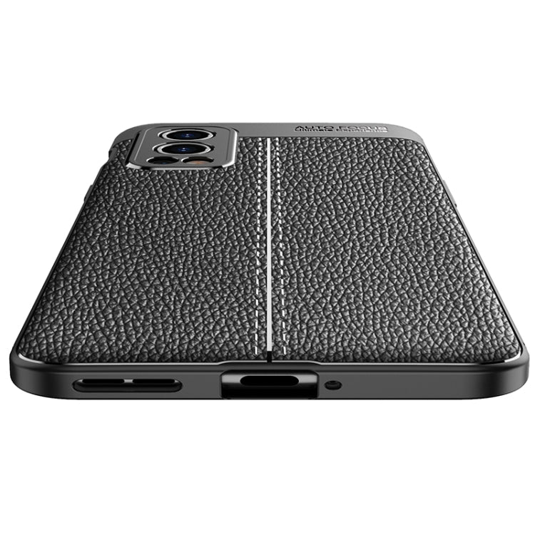 For OnePlus Nord 2 5G Litchi Texture TPU Shockproof Case