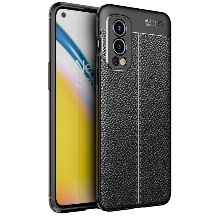 For OnePlus Nord 2 5G Litchi Texture TPU Shockproof Case
