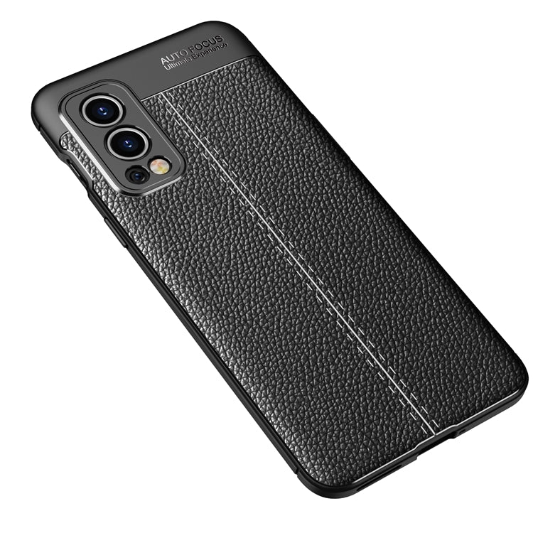 For OnePlus Nord 2 5G Litchi Texture TPU Shockproof Case