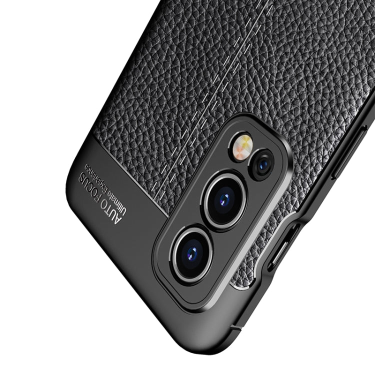 For OnePlus Nord 2 5G Litchi Texture TPU Shockproof Case