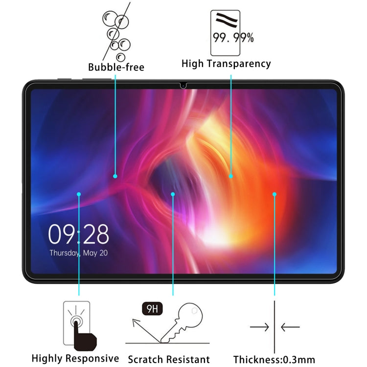 For Alldocube iPlay 40H 9H 2.5D Explosion-proof Tempered Glass Film