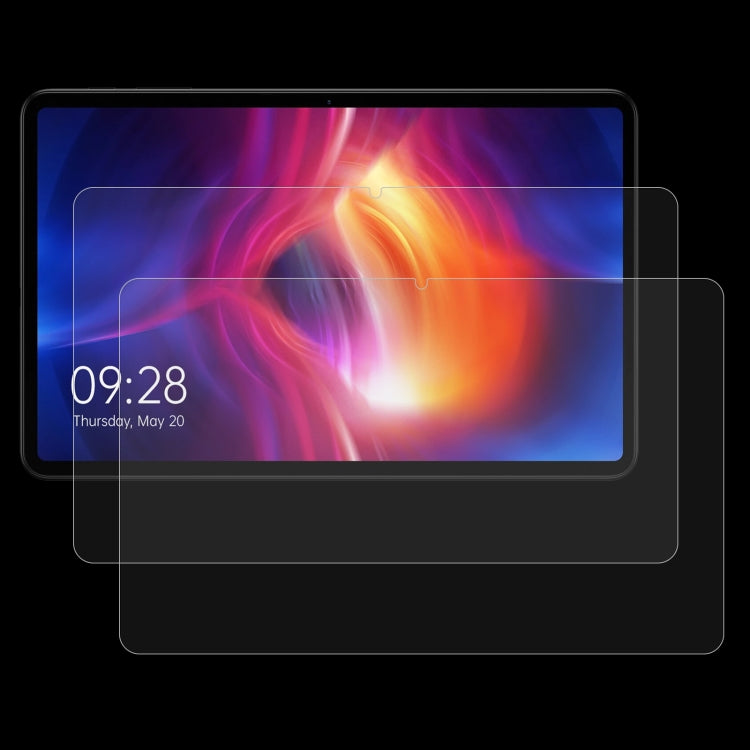 For Alldocube iPlay 40H 2 PCS 9H 2.5D Explosion-proof Tempered Glass Film