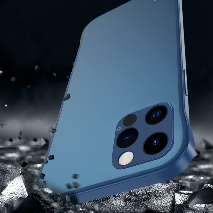 For iPhone 13 mini Frosted Soft Four-corner Shockproof Case with Finger Ring Strap & Metal Lens Cover