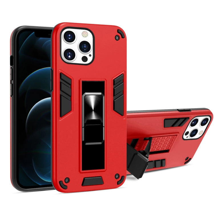 For iPhone 13 mini 2 in 1 PC + TPU Shockproof Protective Case with Invisible Holder