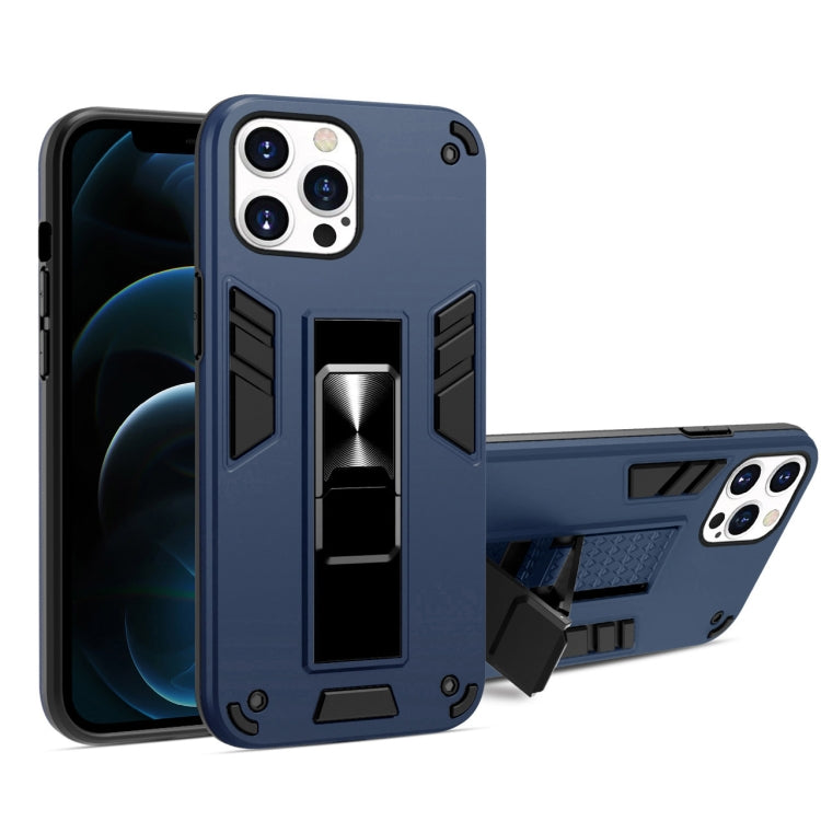 For iPhone 13 mini 2 in 1 PC + TPU Shockproof Protective Case with Invisible Holder