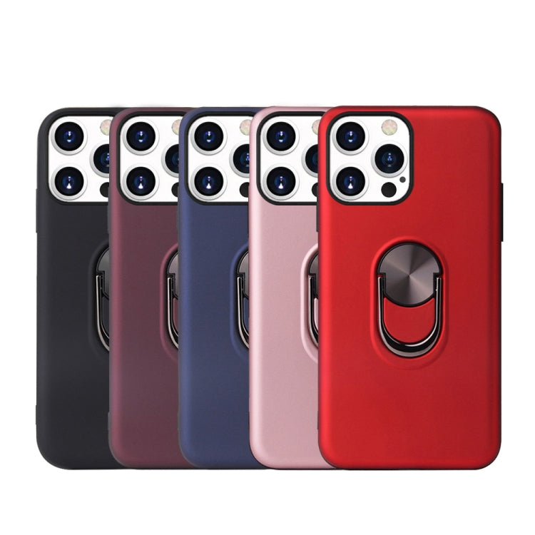 For iPhone 13 mini 360 Rotary Multifunctional Stent PC + TPU Case with Magnetic Invisible Holder