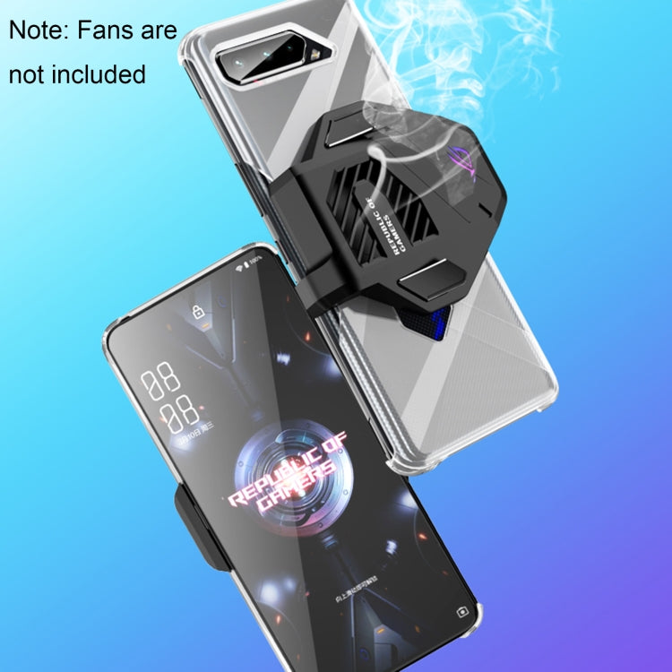 For Asus ROG Phone 5 Transparent PC Shockproof Protective Case