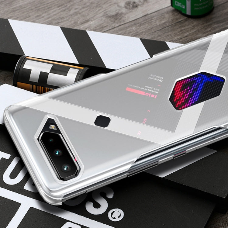For Asus ROG Phone 5 Transparent PC Shockproof Protective Case