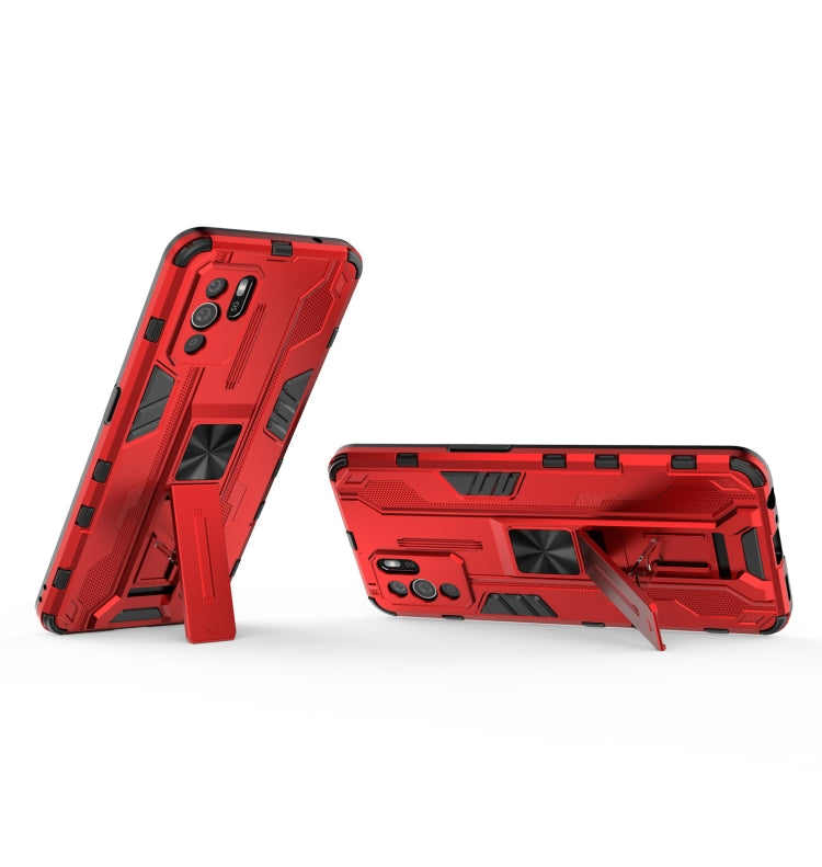 For OPPO Reno6 Z Supersonic PC + TPU Shock-proof Protective Case with Holder