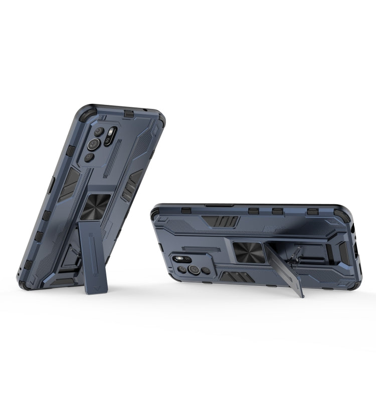 For OPPO Reno6 Z Supersonic PC + TPU Shock-proof Protective Case with Holder