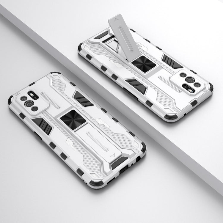 For OPPO Reno6 Z Supersonic PC + TPU Shock-proof Protective Case with Holder