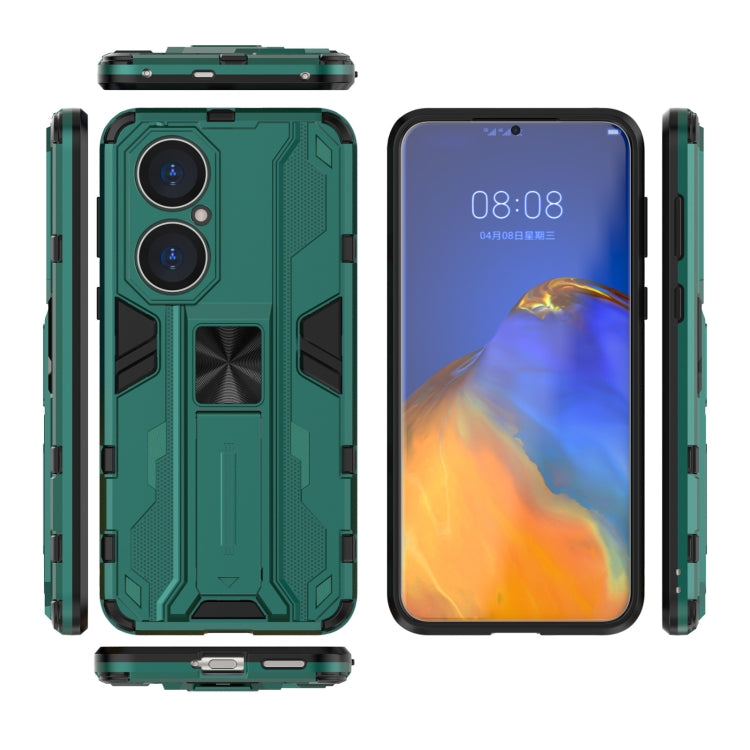 For Huawei P50 Supersonic PC + TPU Shock-proof Protective Case with Holder