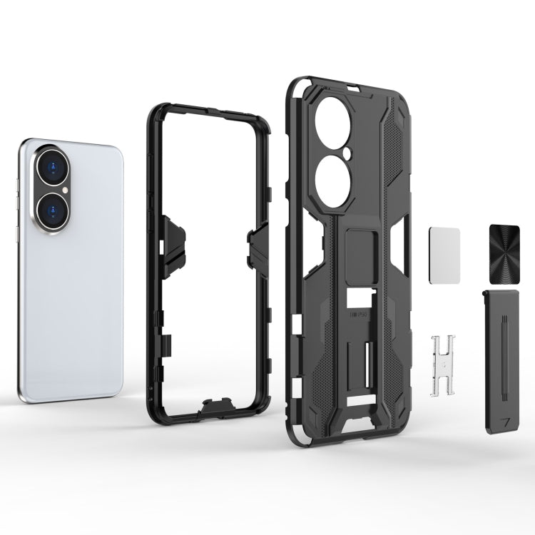 For Huawei P50 Supersonic PC + TPU Shock-proof Protective Case with Holder