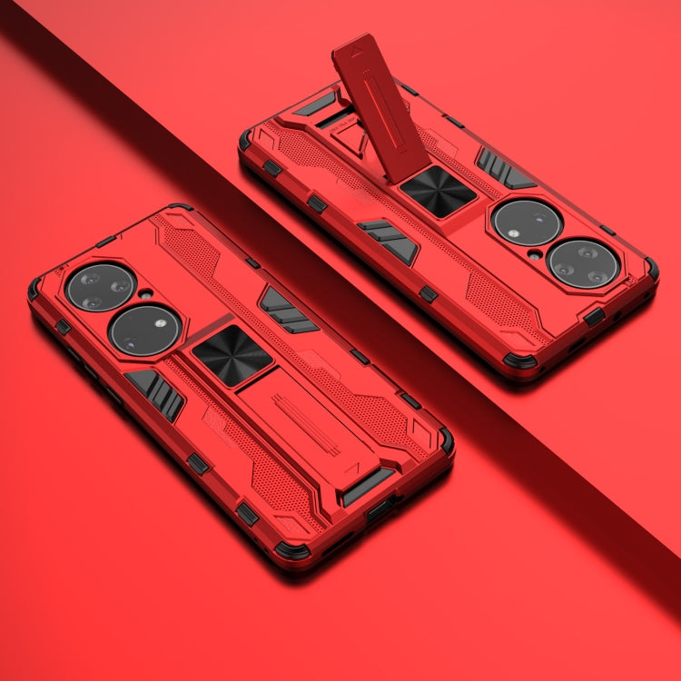 For Huawei P50 Pro Supersonic PC + TPU Shock-proof Protective Case with Holder