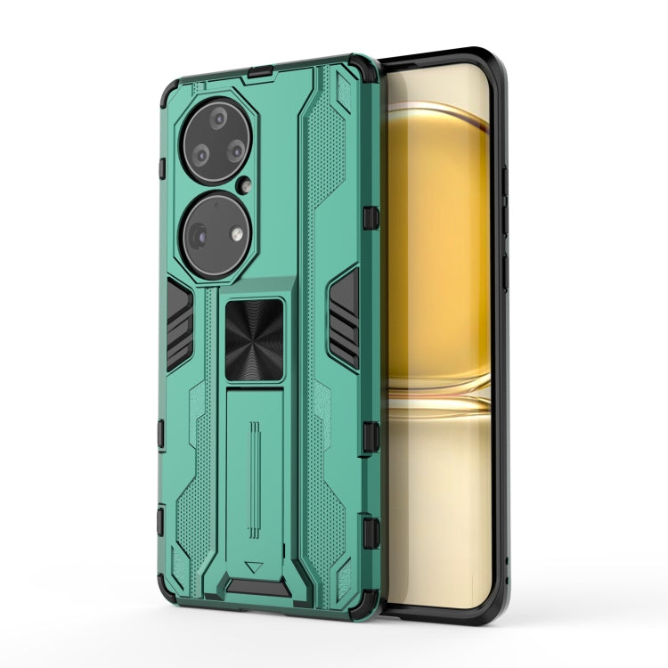 For Huawei P50 Pro Supersonic PC + TPU Shock-proof Protective Case with Holder