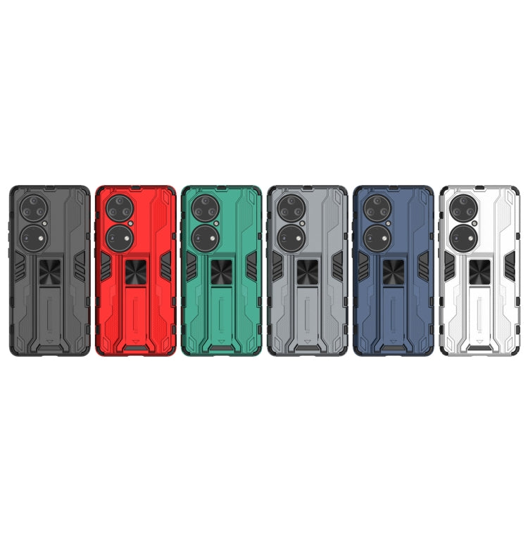 For Huawei P50 Pro Supersonic PC + TPU Shock-proof Protective Case with Holder