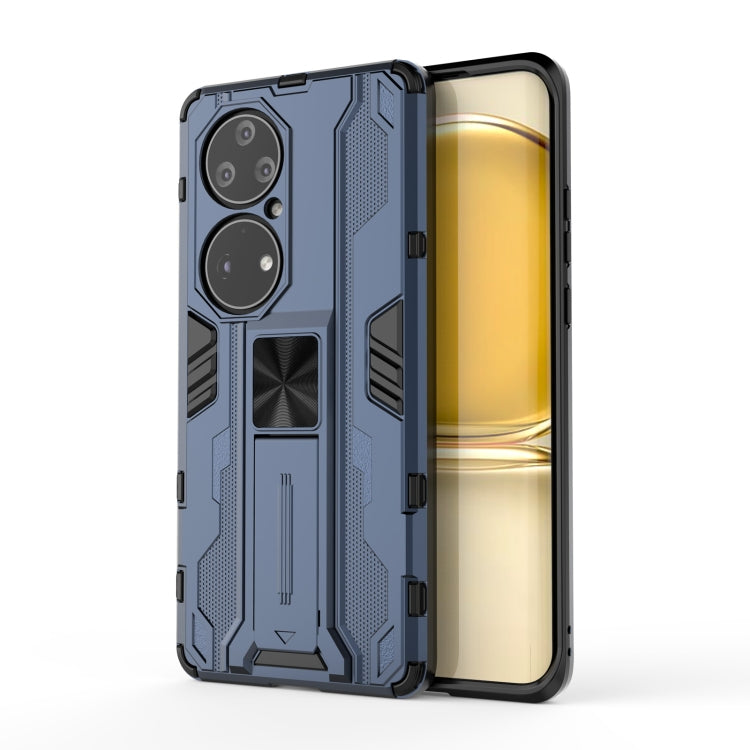 For Huawei P50 Pro Supersonic PC + TPU Shock-proof Protective Case with Holder