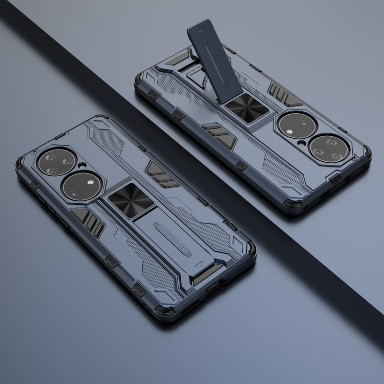 For Huawei P50 Pro Supersonic PC + TPU Shock-proof Protective Case with Holder