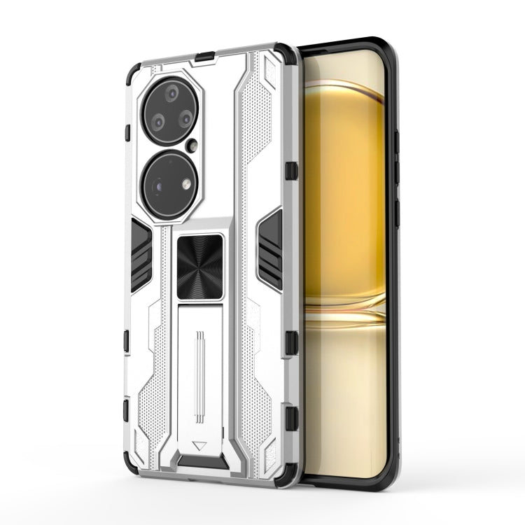 For Huawei P50 Pro Supersonic PC + TPU Shock-proof Protective Case with Holder