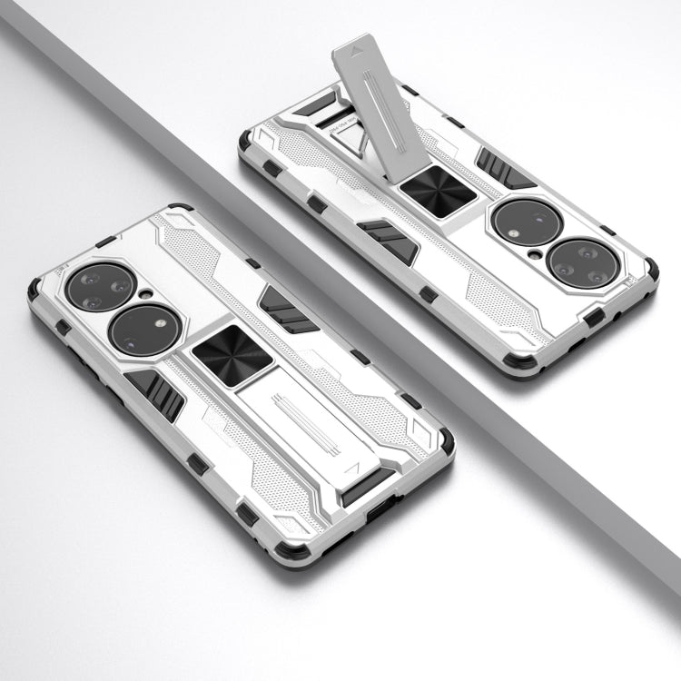 For Huawei P50 Pro Supersonic PC + TPU Shock-proof Protective Case with Holder