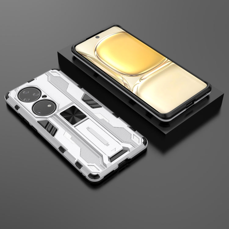 For Huawei P50 Pro Supersonic PC + TPU Shock-proof Protective Case with Holder