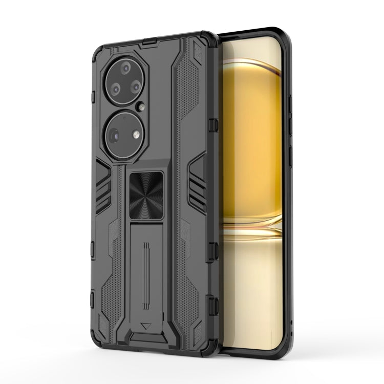 For Huawei P50 Pro Supersonic PC + TPU Shock-proof Protective Case with Holder