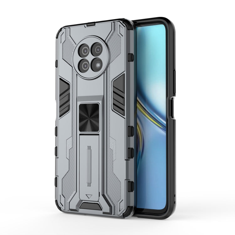 For Honor X20 5G Supersonic PC + TPU Shock-proof Protective Case with Holder