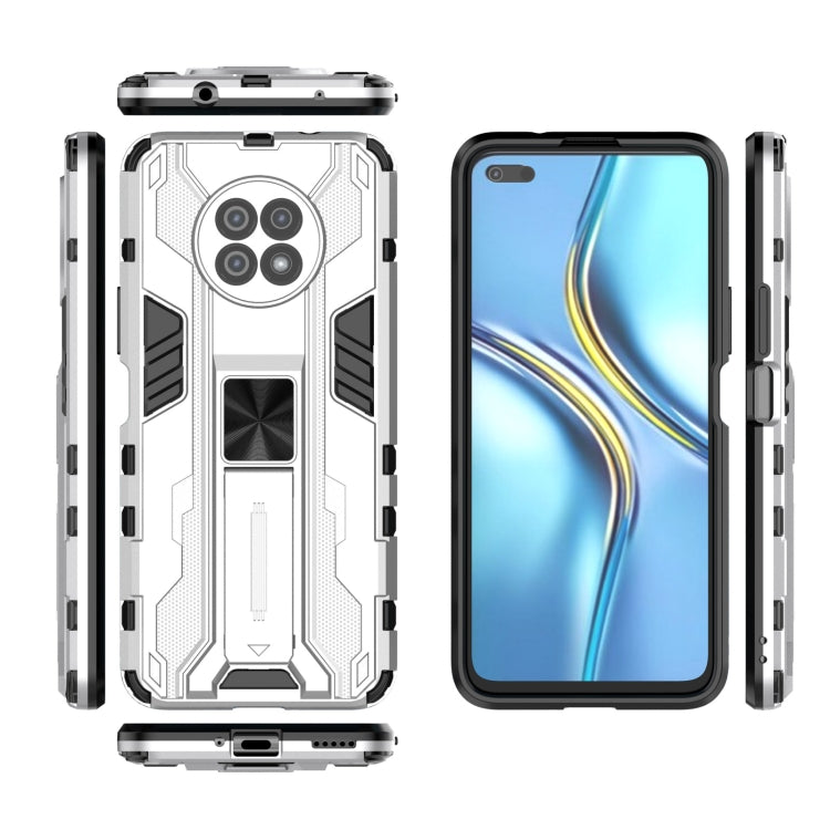 For Honor X20 5G Supersonic PC + TPU Shock-proof Protective Case with Holder