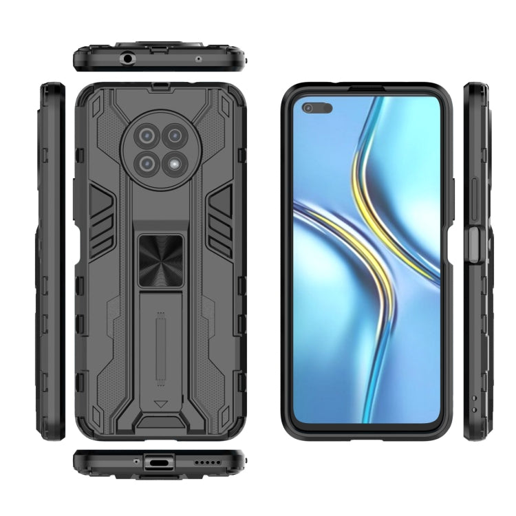 For Honor X20 5G Supersonic PC + TPU Shock-proof Protective Case with Holder