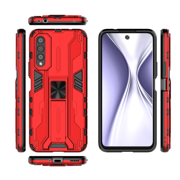 For Honor X20 SE Supersonic PC + TPU Shock-proof Protective Case with Holder