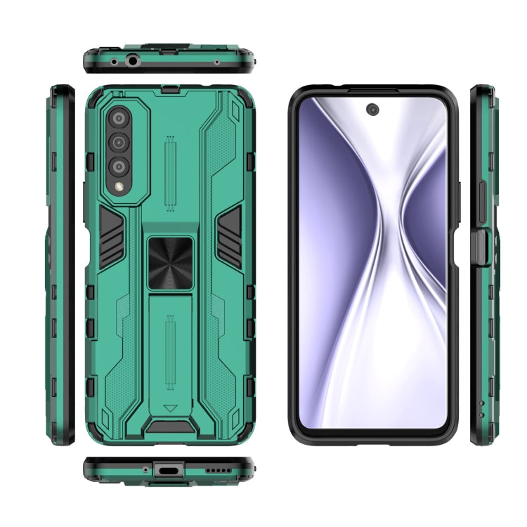 For Honor X20 SE Supersonic PC + TPU Shock-proof Protective Case with Holder